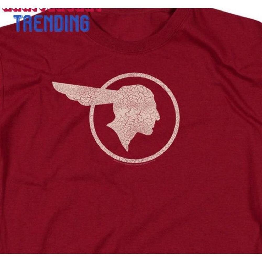 Pontiac Old Chief Logo Red Shirt